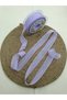 25 mm Linen Ribbon Nopeli Lilac 20 Mt - 3