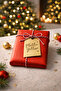 Metalized Matte Red Gift Package Packaging Package with Adhesive Tape 12X17 cm - 50 Pieces - 5