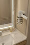 Metal Black Adhesive Hair Dryer Hanger - Bathroom Wall Organizer Ms-012 - 2