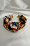 Colorful Patterned Pleated Crown - 4