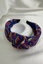 Multicolor Pleated Vintage Crown