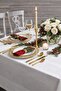 Dirt-Free Waterproof Special Patterned Jacquard Polyester Dining Tablecloth - 2
