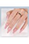 30 Pcs Press-On Nails with Glue, Nail File & Cuticle Pusher - 2
