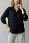 Women's Thin Anti-Sweat Black Non-Iron Ov Oversized Large Size Wrinkle-Free Shirt - 3