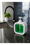 300 ml Countertop Rectangular Bathroom Kitchen Liquid Soap Dispenser| Bathroom Kitchen Dish Sink Detergent Holder - 7