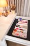 White New Color Hard Plastic 13 Pieces Makeup Jewelry Clasp Organizer Organizer White - 4