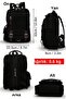 4012 Black Casual Postman Small Back Cross Shoulder Strap 14 Inch Laptop Cotton Gabardine Bag - 2