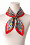Satin bandana satin scarf satin bag accessory custom pattern bandana 45x50 cm