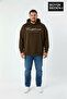 Men's Large Size Hooded Handwritten California Printed Thin Swatshirt Spr25Bsw959