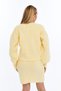 Women's Knitwear Set Round Neck Buttoned Jacket Skirt Bottom Top Knitwear Set - 9