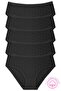 1506 Heart Patterned 100% Cotton 5-Piece Women's Bato Briefs package V16
