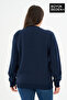 Women's Plus Size Crew Neck Slim Sweatshirt Spr24Bswk56 - 6