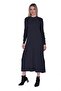 Wool Knitting Knitwear Dress Anthracite - 2