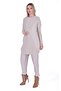 Hourglass Knitwear Tunic Beige - 2