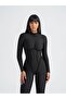 Corset Catsuit Long Sleeve Jumpsuit - 2
