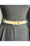 Keep Patterned Women's Gold Buckle Belt Jacket Belt Dress Belt Trouser Belt - 2