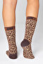 Women's Stitch-Free Leopard Patterned Socks 3-Pack Non-Squeezing Socks / Does Not Leave Marks - 3