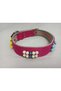 Beaded Fancy Hand Embroidered Dog Collar 70x4 Cm