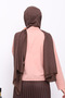 Salmon Bow Front Button Shirt - 3