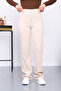 Beige Floral Spanish Flared Pants - 2