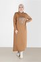 Pul Embroidered Quilted Pattern Detail Dress 20198 - 2