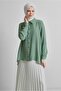 بلوزة بياقة القميص 45521 - 2