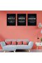 Signtouch Inspirational Motivational Quotes Framed Wall Art 3-Piece 50x70 cm - 6