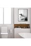 ALAYRA Funny Bathroom Decor Zebra Animal Bathtub Poster–Unframed ()– Bathroom Wall Decor, Black and White Bathroom Decor, Zebra Print Poster Photos Picture Pics Wall Art Funny40.6X30.5 CM - 3