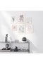 ALAYRA Pink and Grey Room Decor Aesthetic Pictures - Light Pink Bathroom Wall Decor, Large Pink Gray Bedroom Posters, Cute Girly Blush Pink Art Prints for Teen Girls Dorm30X40 CM - 5