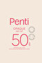 جوارب طويلة غير شفافة 50 باللون الأزرق الداكن-Pentilicious - 3