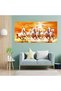 ALAYRA British Terminal Lucky Seven Horses Running at Sunrise ll 7 Horse vastu Vinyl Sticker Canvas Wall Artll 20stjican21150X100 CM - 3