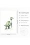 ALAYRA Dinosaur Wall Art Decor Dino Boys Room Canvas Wall Art Nursery Kids Prints Toddler Dinosaur Poster Kids Artwork Nursery Pictures for Boys Room Unframed Set of 625.4X20.3 CM - 2