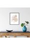 ALAYRA Boho Wall Decor Print - Set of 3 Abstract Beige Pink Geometric Art Print | Boho Wall Art Print Boho Poster and Print Bedroom Decor | 8" x 10" UNFRAMED20X25 CM - 3