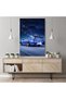 ALAYRA Poster Skyline GTR R34 Blue Poster Canvas Wall HD Print Art Living Room Decor Art Paintings for Bathroom 16"X24" No Frame61X40.6 CM - 5