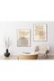 ALAYRA Modern Geometric Line Picture, Abstract Picture Set, Living Room, Bedroom, Poster Wallpaper Art Decoration, Frameless (Wall Picture-7. x 3)30X40 CM - 5