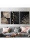 ALAYRA Modern Geometric Line Picture, Abstract Picture Set, Living Room, Bedroom, Poster Wallpaper Art Decoration, Frameless (Wall Picture-10. x 3)30X40 CM - 5