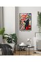 ALAYRA Banksy Canvas Wall Art Monkey - Follow Your Dreams - Street Graffiti Art Print Gorilla Poster for Home Decor Unframed61X40.6 CM - 2