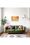 ALAYRA Dharvika Innovations Seven Running Horses Vastu Vinyl Wall Poster, Self Adhesive, Sparkle Lamination61X61 CM - 2