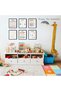 ALAYRA Alphabet Wall Decor Unframed Set of 6 Alphabet Poster Days of The Week Poster Learning Posters for Toddlers 1-3 Nursery Kids Wall Art Playroom Decor30X40 CM - 5