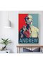 ALAYRA Andrew Tate Poster Room Aesthetic Art Poster Painting On Canvas Wall Art Poster Scroll Picture Print Living Room Walls Decor Home Posters ()45.7X30.5 CM - 4