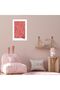 ALAYRA Red Abstract Canvas Wall Art Yayoi KUAEma Inspired Red Wall Art Japanese Posters Circle Wall Art Prints Painting Abstract Aesthetic Wall Decor for Living Room Bedroom30X40 CM - 3