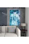 ALAYRA Football Stars Cristiano Ronaldo and Lionel Messi Poster Canvas Decor Bedroom Wall Decor Kids inspirational posters (Messi-2, 12×)45.7X30.5 CM - 3
