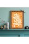 ALAYRA Vintage Funky Trendy Preppy Wall Art Prints 70s Wall Art Motivational Poster Positive Quotes Wall Decor Orange Floral Pattern Poster Retro Home Decor Inspirational Quotes40.6X61 CM - 2