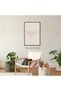 ALAYRA Pink Coquette Wall Art, Trendy Meet Me At The Beach Print, Coastal Cowgirl Art Canvas, Pink Granddaughter Room Aesthetic Poster, Girly Dorm Apartment Wall Decor Unframed40.6X61 CM - 4
