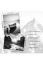 ALAYRA Black and White Wall Decor Poster Modern Mountain Nature Landscapes Wall Poster for Bedroom Living Room Decor Unframed Set of 620X25 CM - 4