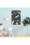 ALAYRA Palestine Poster Flag Art Modern Poster Canvas Wall Art Prints for Wall Decor Room Decor Bedroom Decor Gifts () Frame-style91.4X61 CM - 3