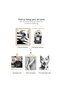 ALAYRA Wall Art Balck and White Wall Decor Perfume Elegant Lady High Heels Posters Canvas Prints for Women Room Bedroom Bathroom Decor Set of 6 Unframed30X40 CM - 3