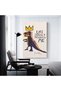 ALAYRA Canvas Print Wall Art Dinosaur Inspirational Poster Motivational Poster Graffiti Art Picture Poster Painting Canvas Prints Bedroom Large Home Decor Wall Art Picture Nordic61X40.6 CM - 2