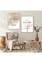 ALAYRA Islamic Canvas Pictures, 3 Pieces Arabic Calligraphy Poster, Decoration Items for Living Room, Canvas Painting Wall Art Living Room Bedroom Decoration Picture Poster No40X60 CM - 2