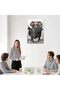 ALAYRA Gynaver Elephant Poster Canvas Wall Art for Bathroom, Funny Graffiti Bedroom Wall Decor, Painting for Living Room, Restroom Picture () Unframe-style-530X45 CM - 4